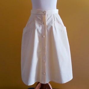 Sold Vintage A-line midi skirt